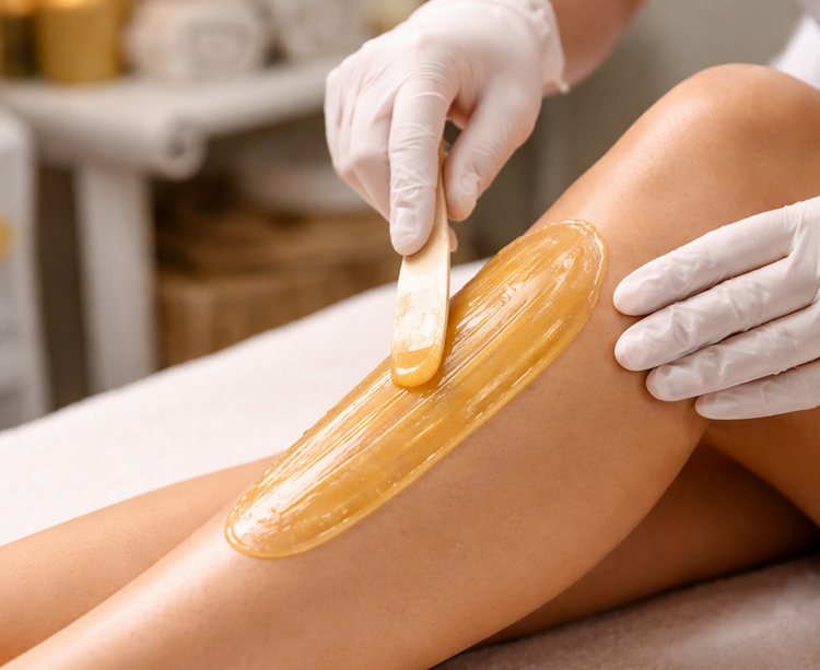 Home waxing demo